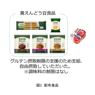 アイキャッチ:黄えんどう豆グルテンフリー食品でお腹の不快感や腸内細菌叢が改善